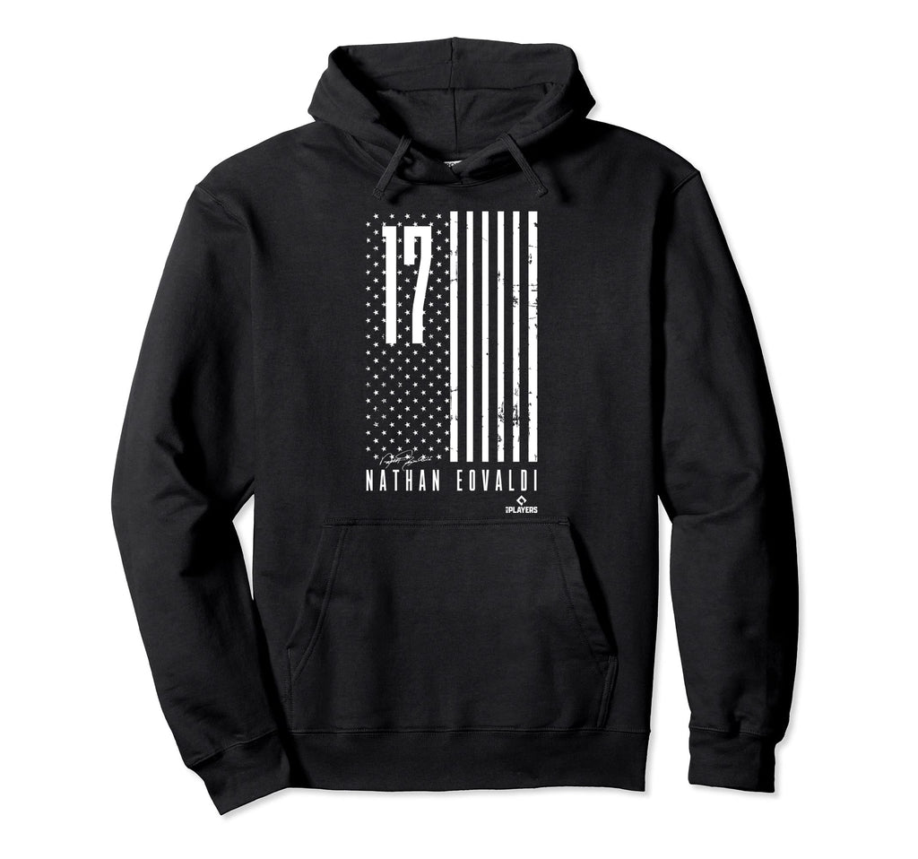 Nathan Eovaldi American Flag Boston Hoodie - Custom Art Print Men Women - T-Shirt, Sweatshirt, Hoodie