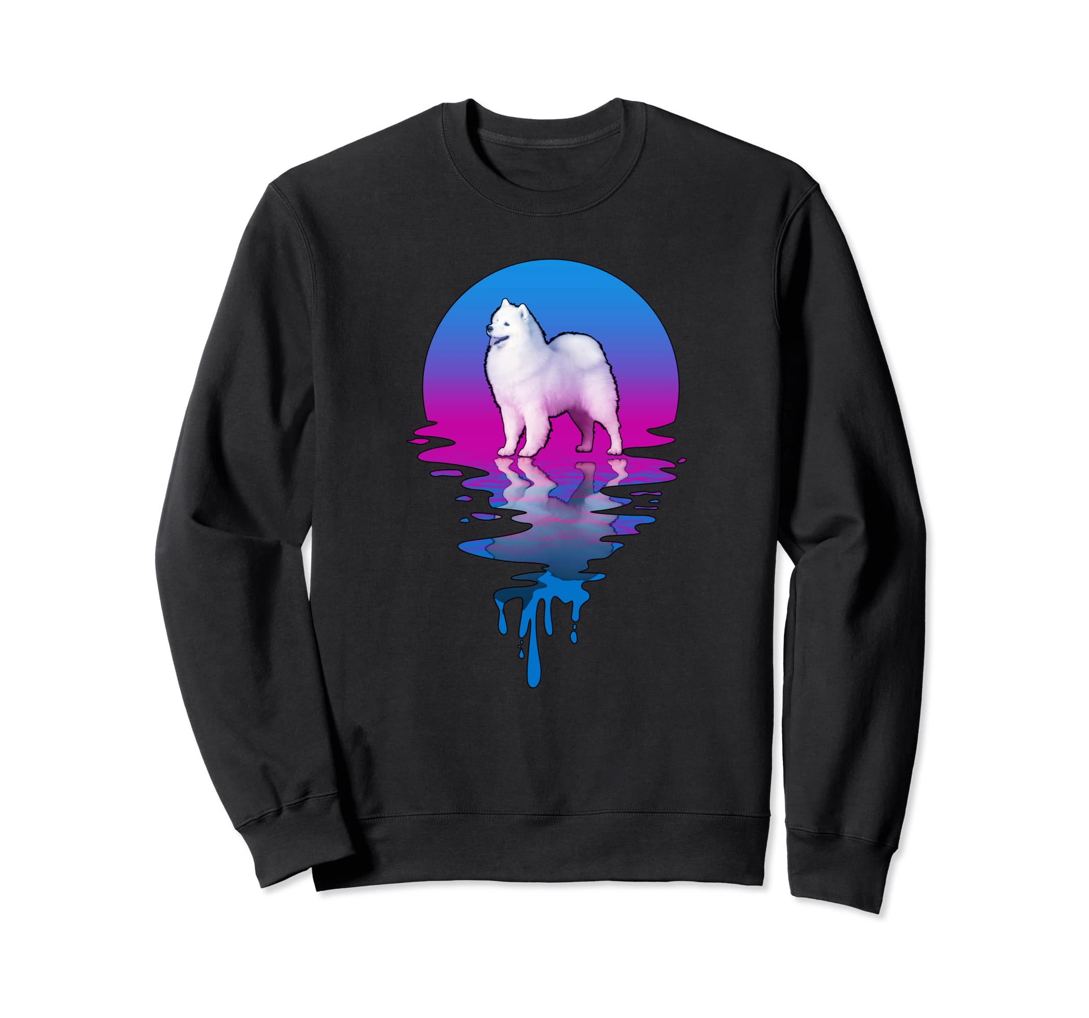 Sunset Samoyed Sweatshirt - Streetwear Style Unisex - T-Shirt, Sweatshirt, Hoodie