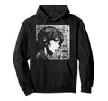 Grunge Sad Anime Manga Goth Aesthetic Hoodie - Casual Everyday Wear Unisex - T-Shirt, Sweatshirt, Hoodie