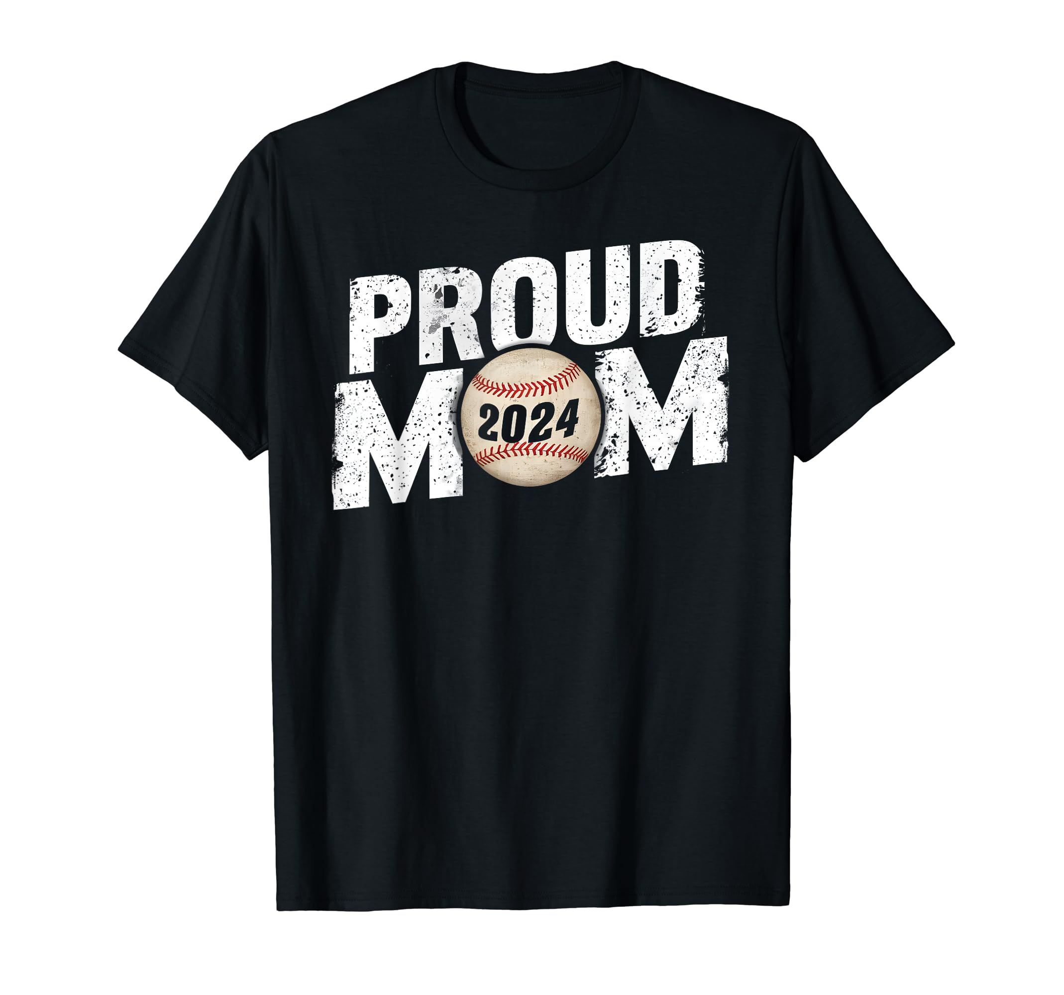 Proud Mama Mom 2024 Senior Baseball T-Shirt - Minimalist Print Men Women - T-Shirt, Sweatshirt, Hoodie