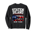Staten Island New York Nyc Boombox Sweatshirt - Novelty Apparel Men Women - T-Shirt, Sweatshirt, Hoodie