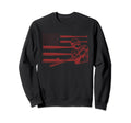American Batter Baseball Player Bat Us Sweatshirt - Trendy Graphic Unisex - T-Shirt, Sweatshirt, Hoodie
