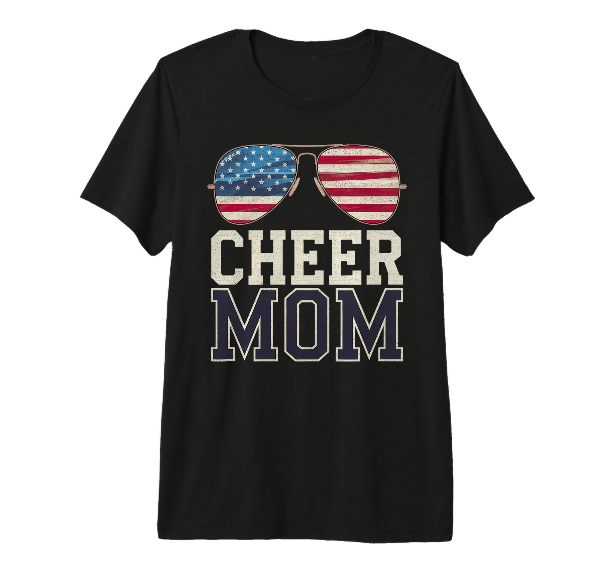 Cheer Mom Mother Bow Cheerleader Game Day T-Shirt - Unique Graphic Unisex - T-Shirt, Sweatshirt, Hoodie