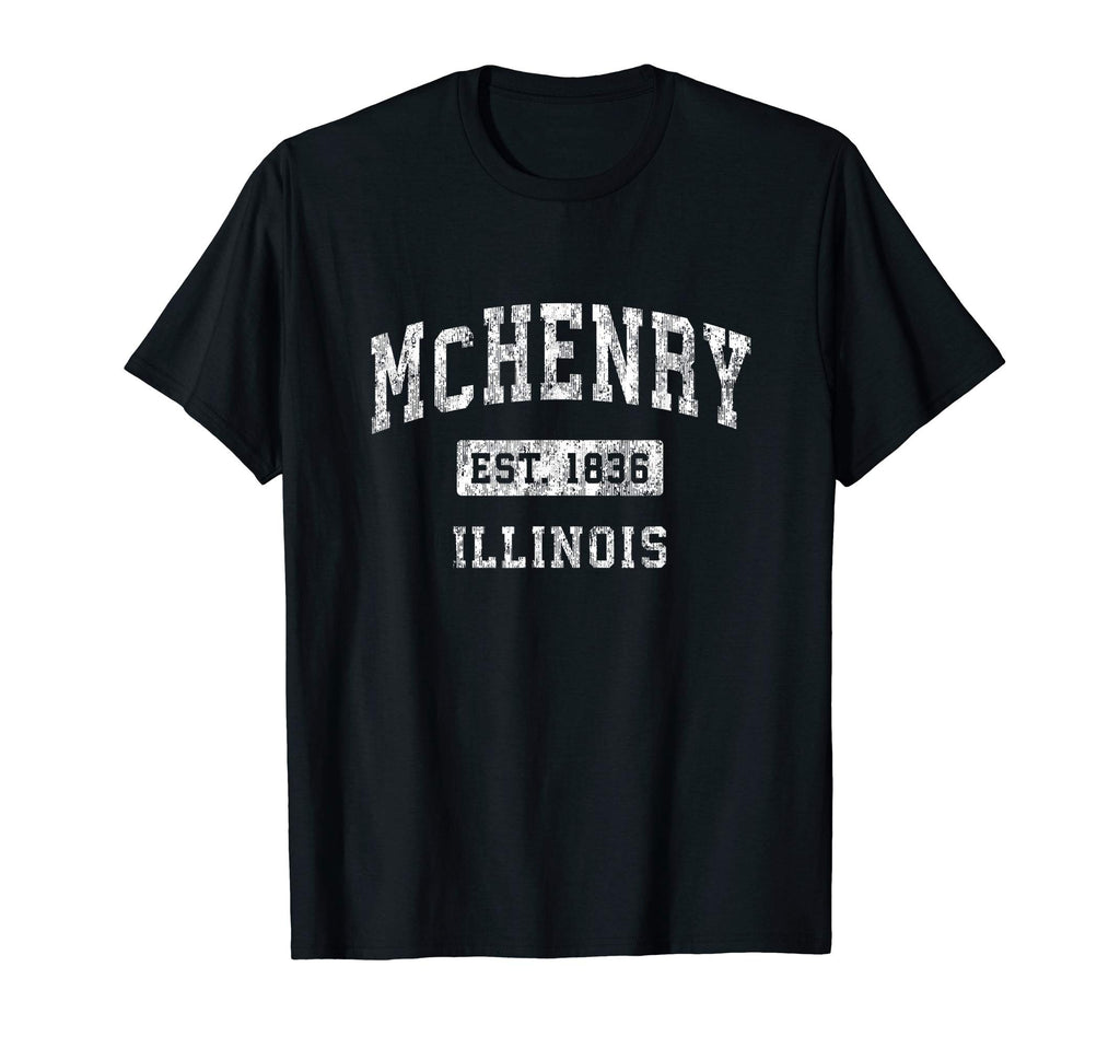 Mchenry Illinois Il Established Sports T-Shirt - Trendy Graphic Men Women - T-Shirt, Sweatshirt, Hoodie