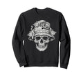 Skull Cat Skeleton Kitty Kitten Sweatshirt - Custom Art Print Unisex - T-Shirt, Sweatshirt, Hoodie