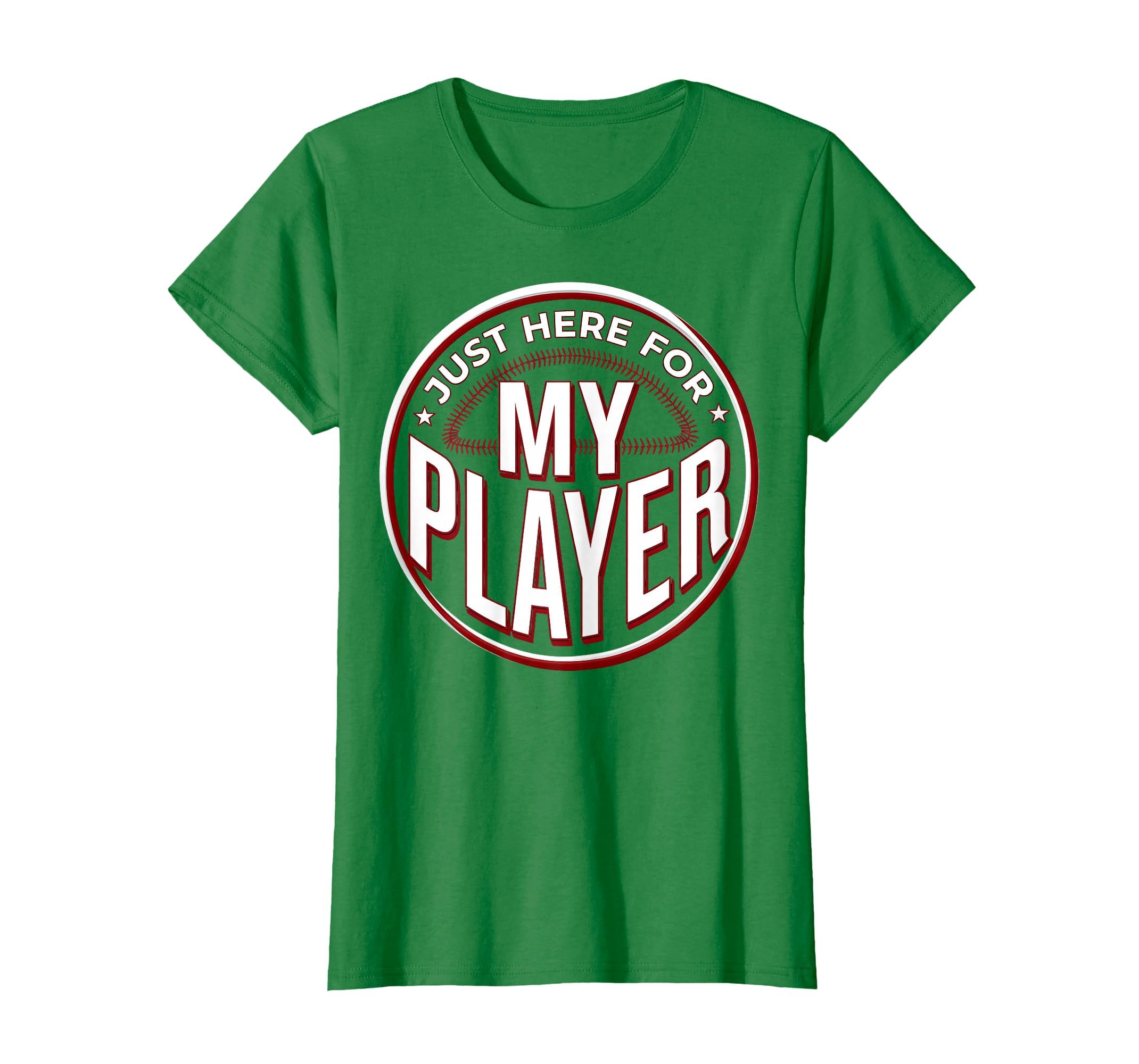 Just Here My Player Baseball Mom T-Shirt - Unique Graphic for Adults - T-Shirt, Sweatshirt, Hoodie