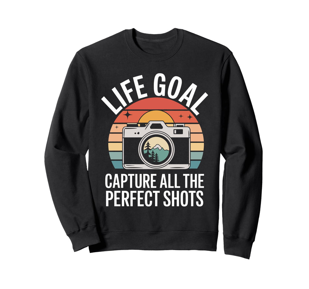 Photographer Camera Funny Photography Sweatshirt - Custom Art Print Unisex - T-Shirt, Sweatshirt, Hoodie