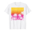 Palm Trees 1990S Vaporwave T-Shirt - Casual Everyday Wear Men Women - T-Shirt, Sweatshirt, Hoodie