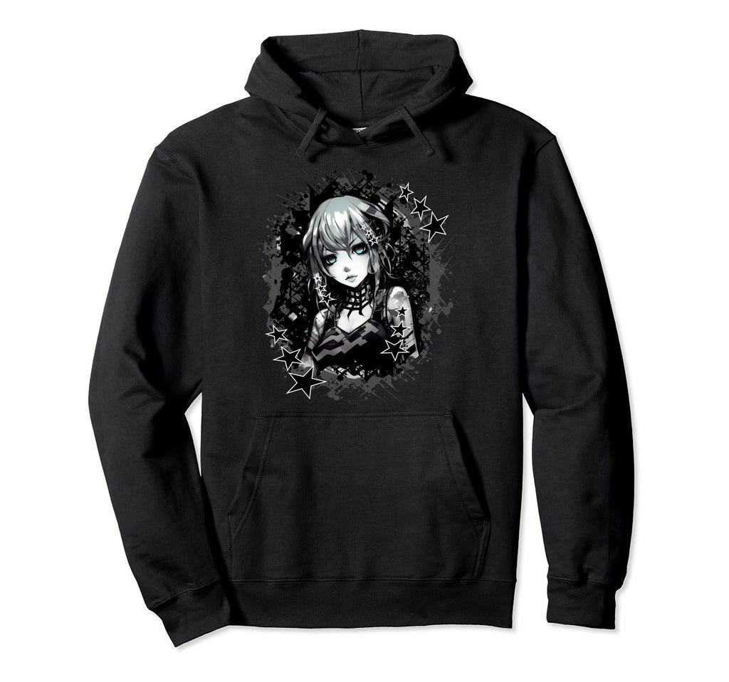 Y2K Soft Grunge Anime Edgy Alt Egirl Hoodie - Graphic Print for Adults - T-Shirt, Sweatshirt, Hoodie