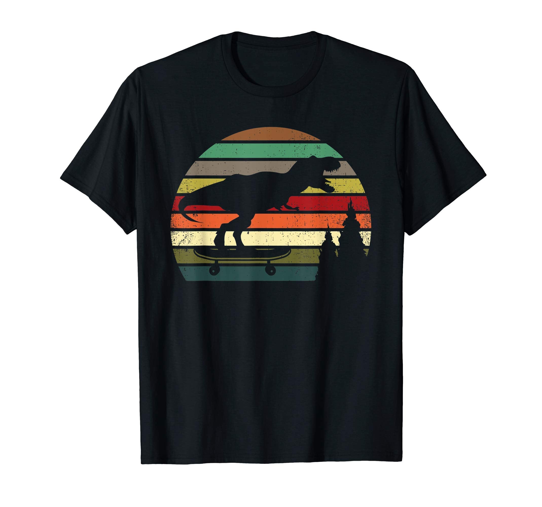 Dinosaurs Paleontology Skateboard T-Shirt - Novelty Apparel Men Women - T-Shirt, Sweatshirt, Hoodie