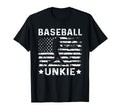 Baseball Unkie Uncle Usa Flag 4Th July T-Shirt - Streetwear Style Men Women - T-Shirt, Sweatshirt, Hoodie