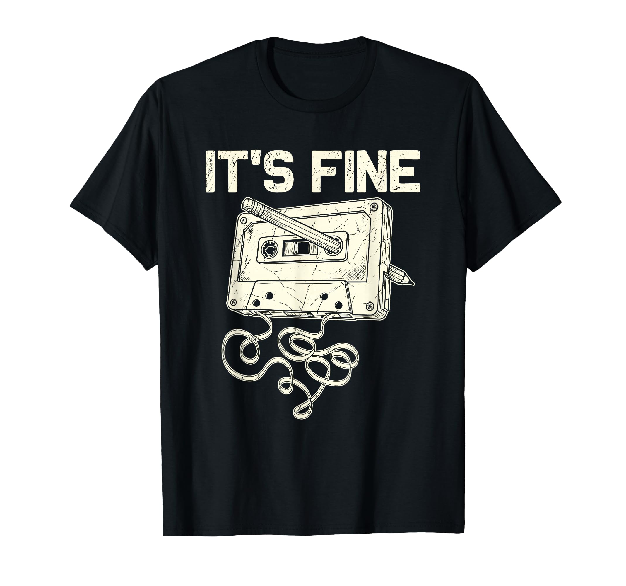 Its Fine Cassette Tape 80S 90S Music T-Shirt - Aesthetic Graphic for Adults - T-Shirt, Sweatshirt, Hoodie