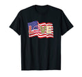 Funny Baseball Patriotic Us Flag T-Shirt - Unique Graphic for Adults - T-Shirt, Sweatshirt, Hoodie