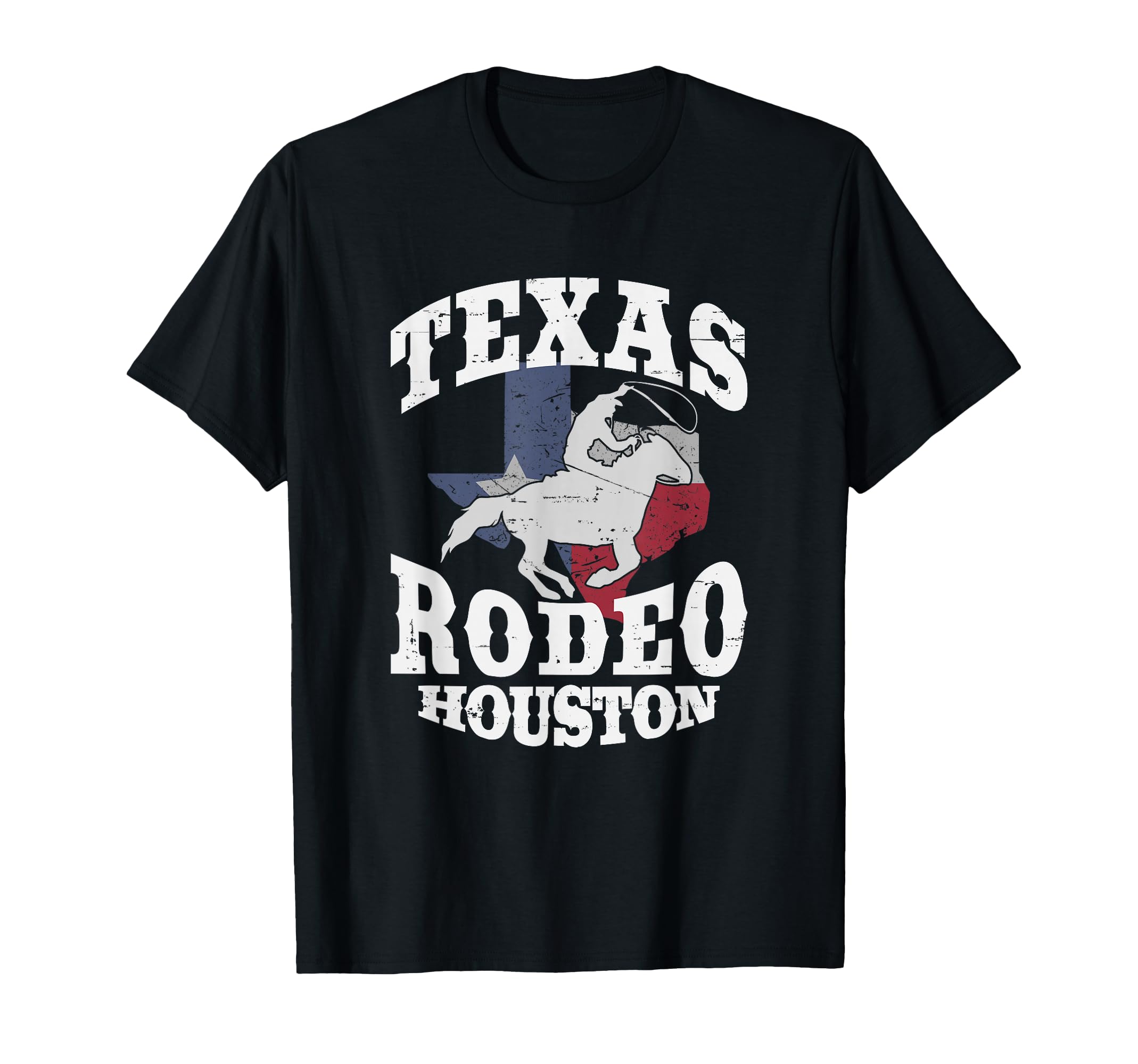 Houston Texas Rodeo Western Cowboy T-Shirt - Minimalist Print Men Women - T-Shirt, Sweatshirt, Hoodie