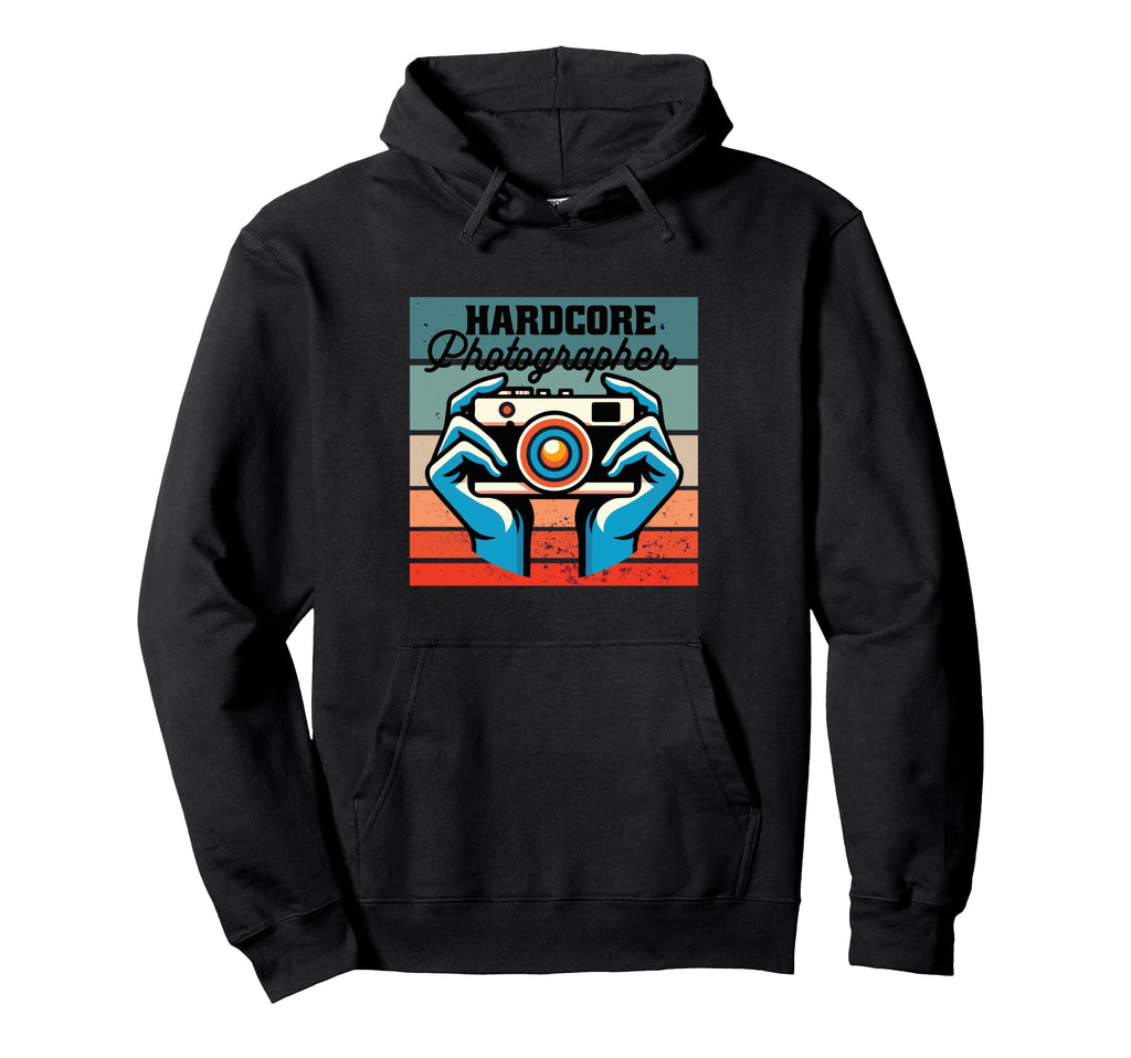 Photographer Camera Hands Lens Hoodie - Casual Everyday Wear for Adults - T-Shirt, Sweatshirt, Hoodie