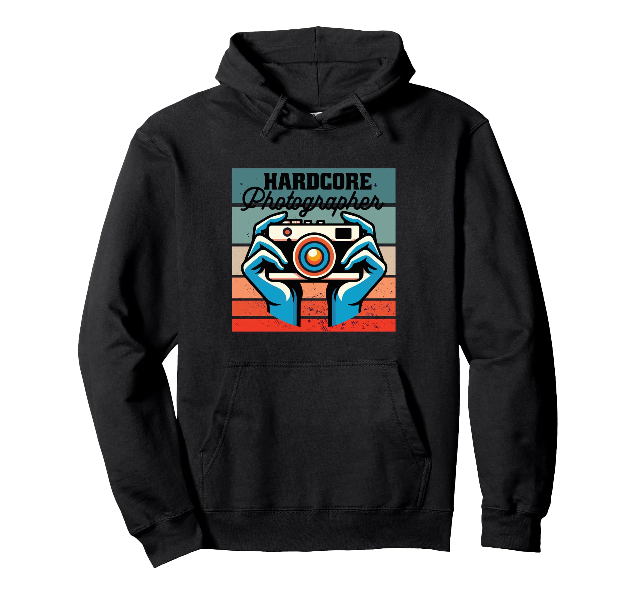 Photographer Camera Hands Lens Hoodie - Casual Everyday Wear for Adults - T-Shirt, Sweatshirt, Hoodie