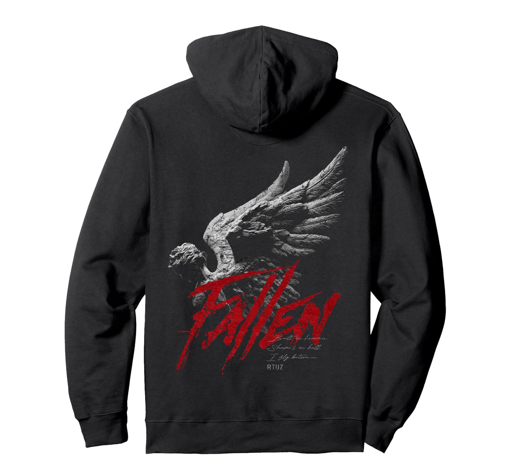 Back Y2K Aesthetic Streetwear Angel Hoodie - Fun Novelty Design for Adults - T-Shirt, Sweatshirt, Hoodie