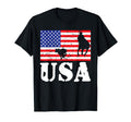 Distressed Roping Usa American Flag T-Shirt - Streetwear Style Men Women - T-Shirt, Sweatshirt, Hoodie