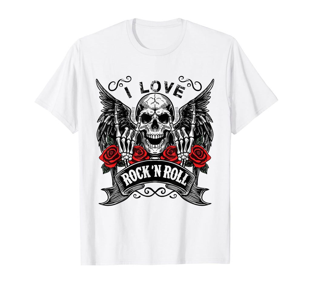 I Love Rock And Roll Rock Roll T-Shirt - Casual Everyday Wear for Adults - T-Shirt, Sweatshirt, Hoodie