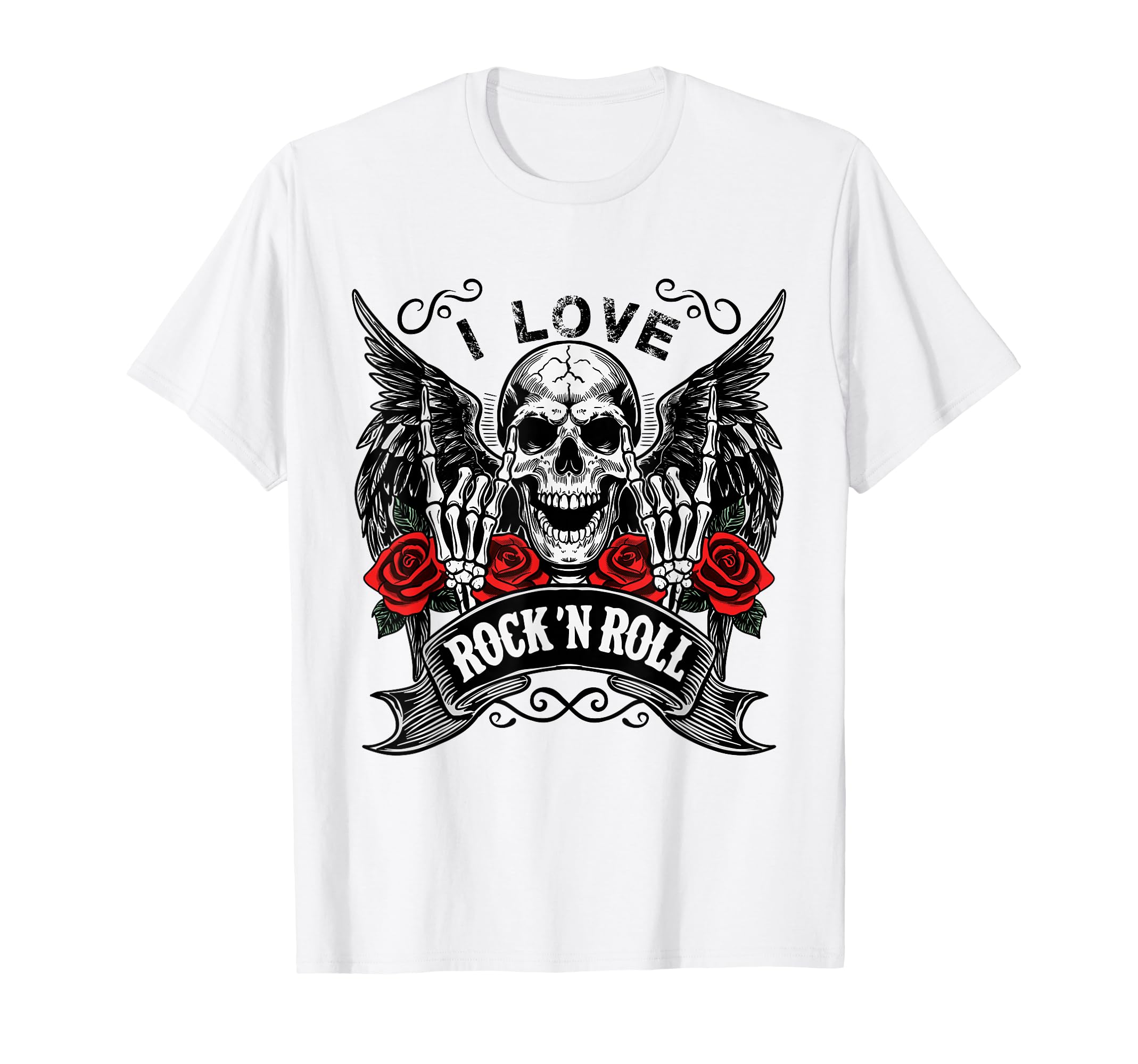 I Love Rock And Roll Rock Roll T-Shirt - Casual Everyday Wear for Adults - T-Shirt, Sweatshirt, Hoodie