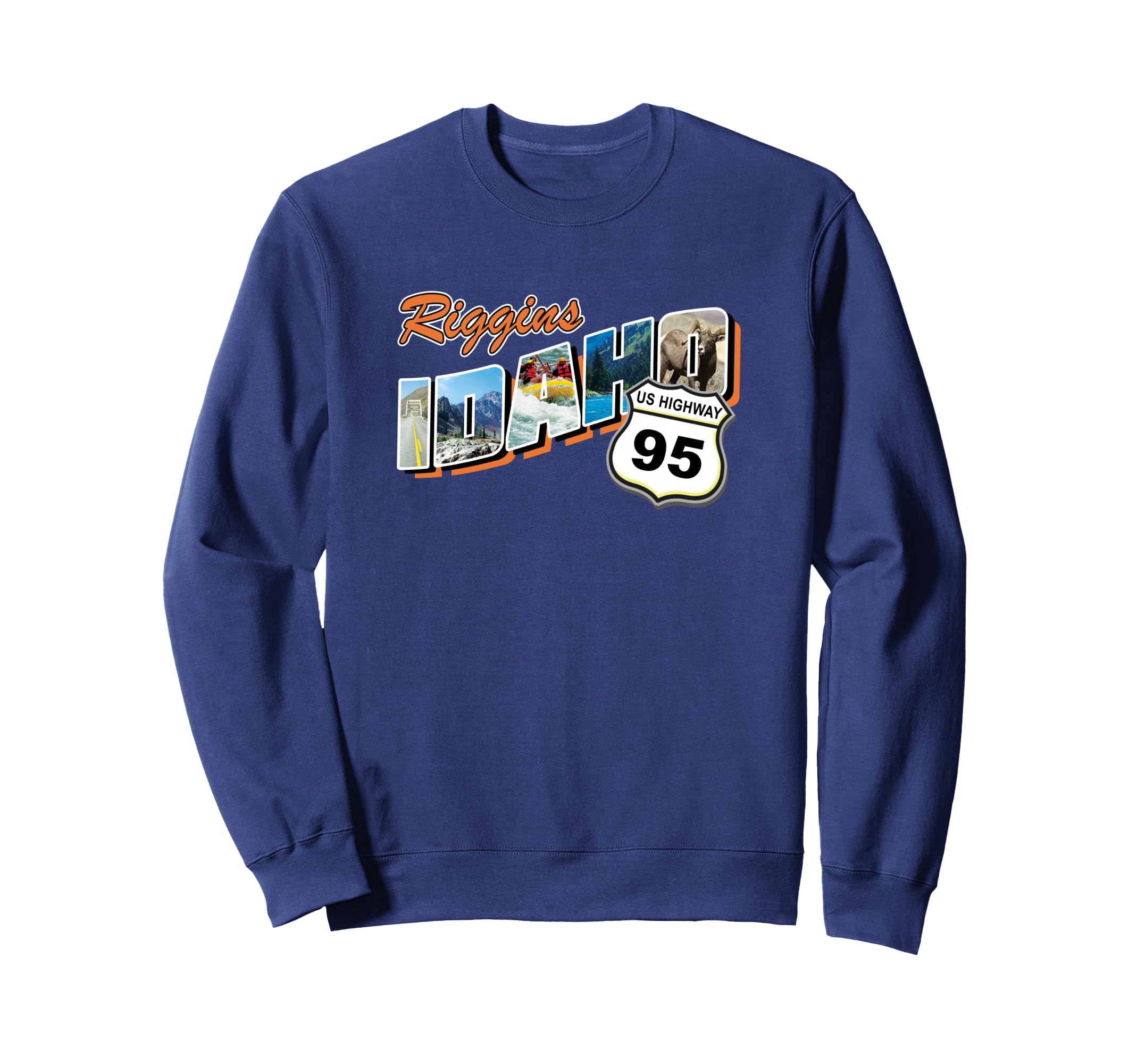 Riggins Idaho Travel Souvenir Sweatshirt - Aesthetic Graphic Unisex - T-Shirt, Sweatshirt, Hoodie