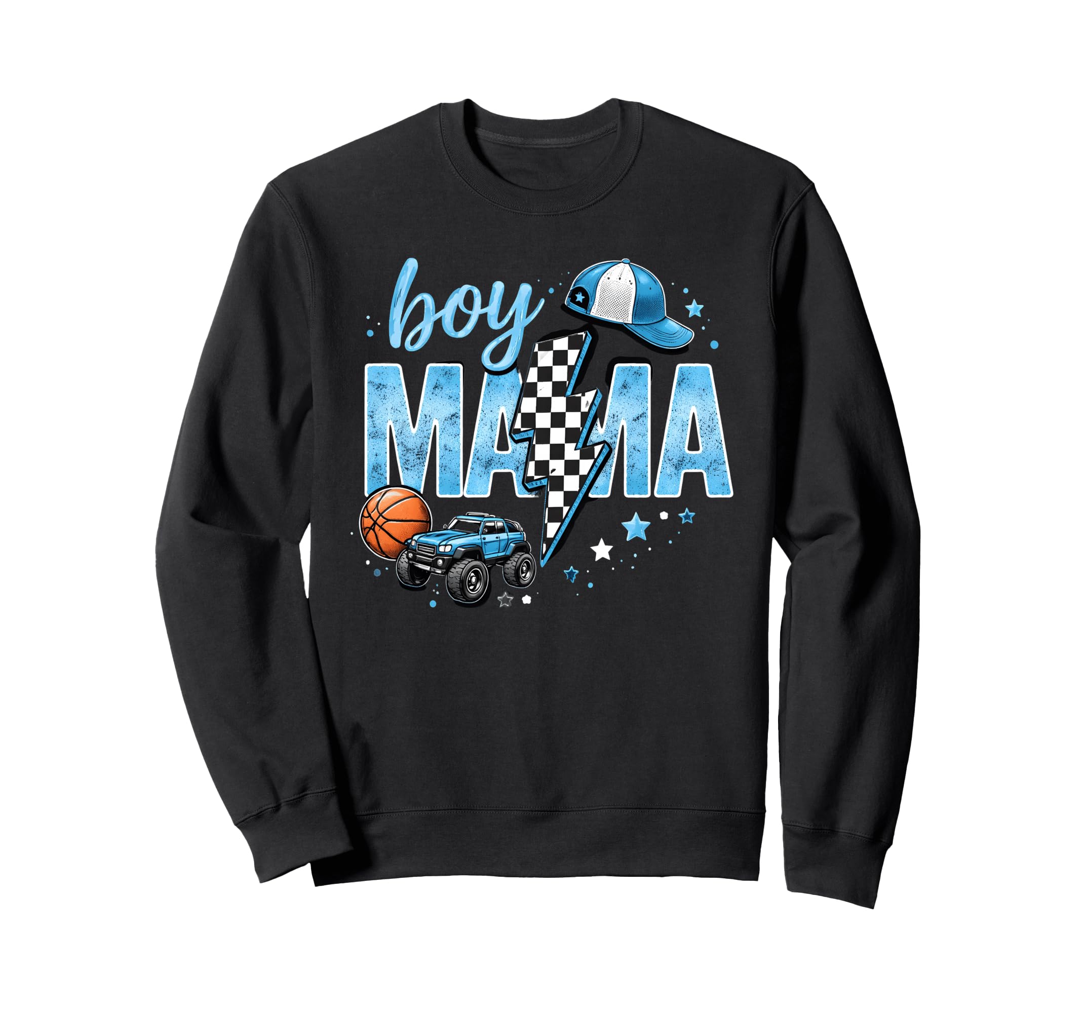 Mama Monster Truck Basketball Sweatshirt - Streetwear Style Unisex - T-Shirt, Sweatshirt, Hoodie