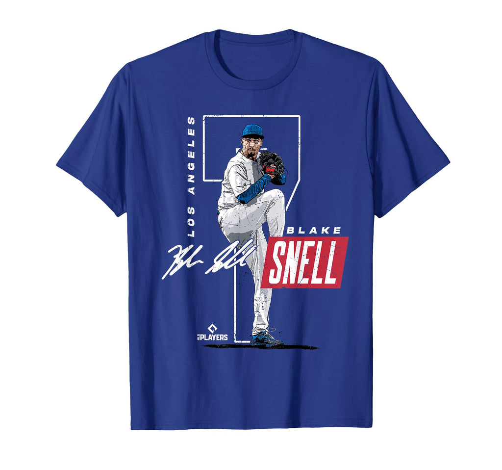 Blake Snell Los Angeles D Mlb Baseball T-Shirt - Custom Art Print Unisex - T-Shirt, Sweatshirt, Hoodie
