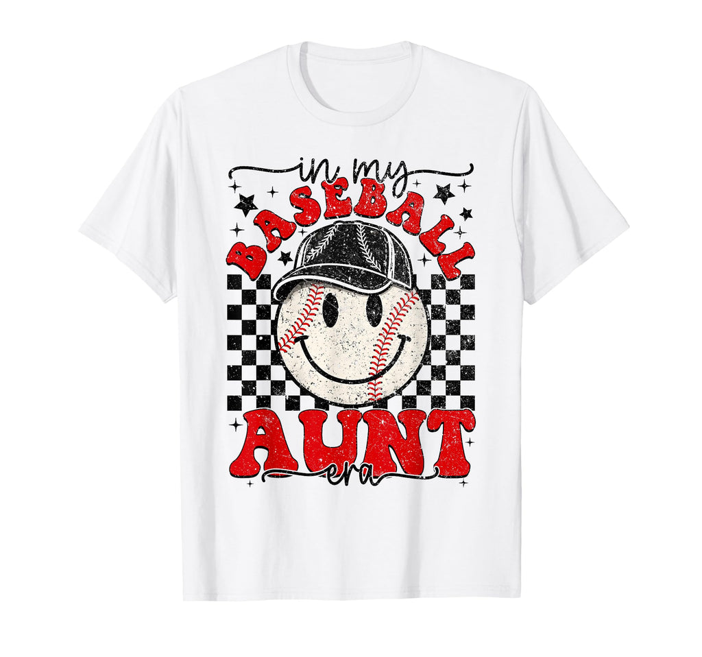 My Baseball Aunt Era Mothers Day T-Shirt - Novelty Apparel for Adults - T-Shirt, Sweatshirt, Hoodie