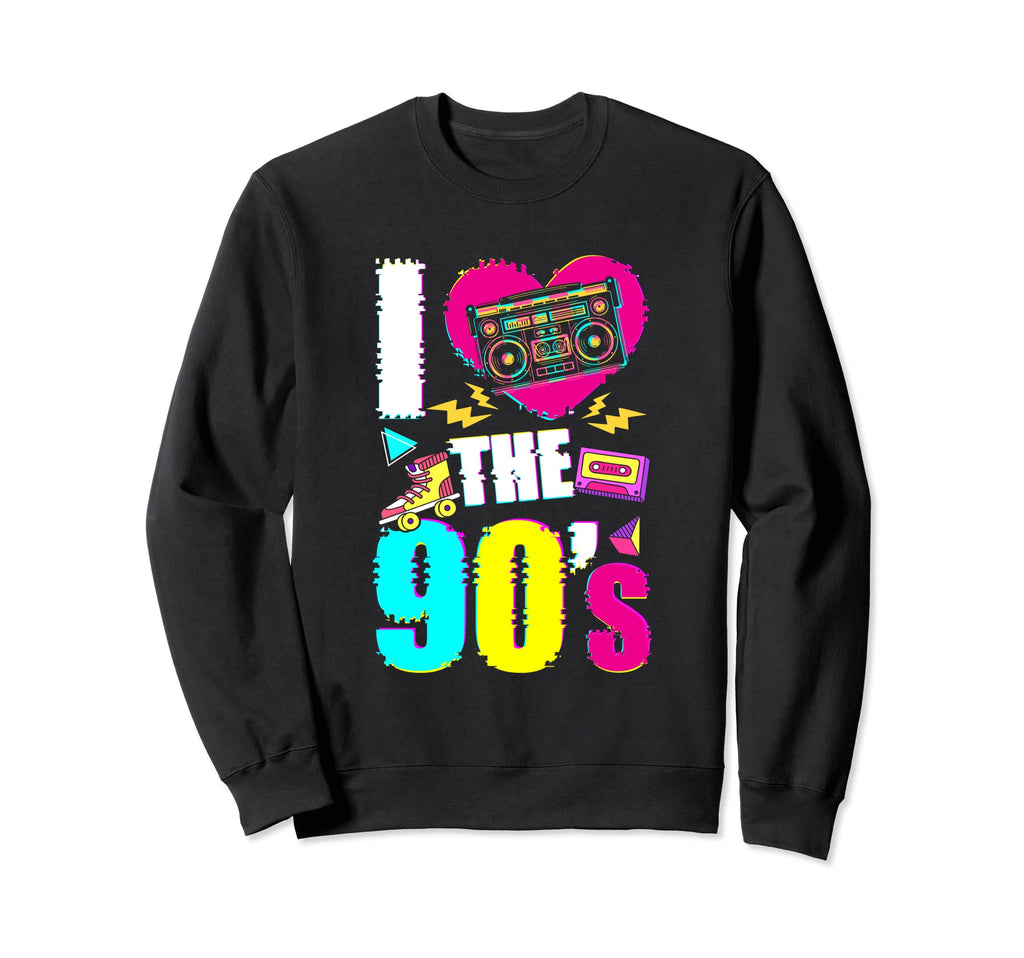 90S I Love Disco Vibe Mixtape Sweatshirt - Custom Art Print Men Women - T-Shirt, Sweatshirt, Hoodie