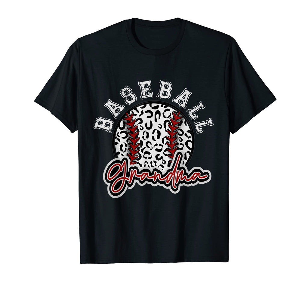 Leopard Cheetah Baseball Grandma T-Shirt - Fun Novelty Design Unisex - T-Shirt, Sweatshirt, Hoodie