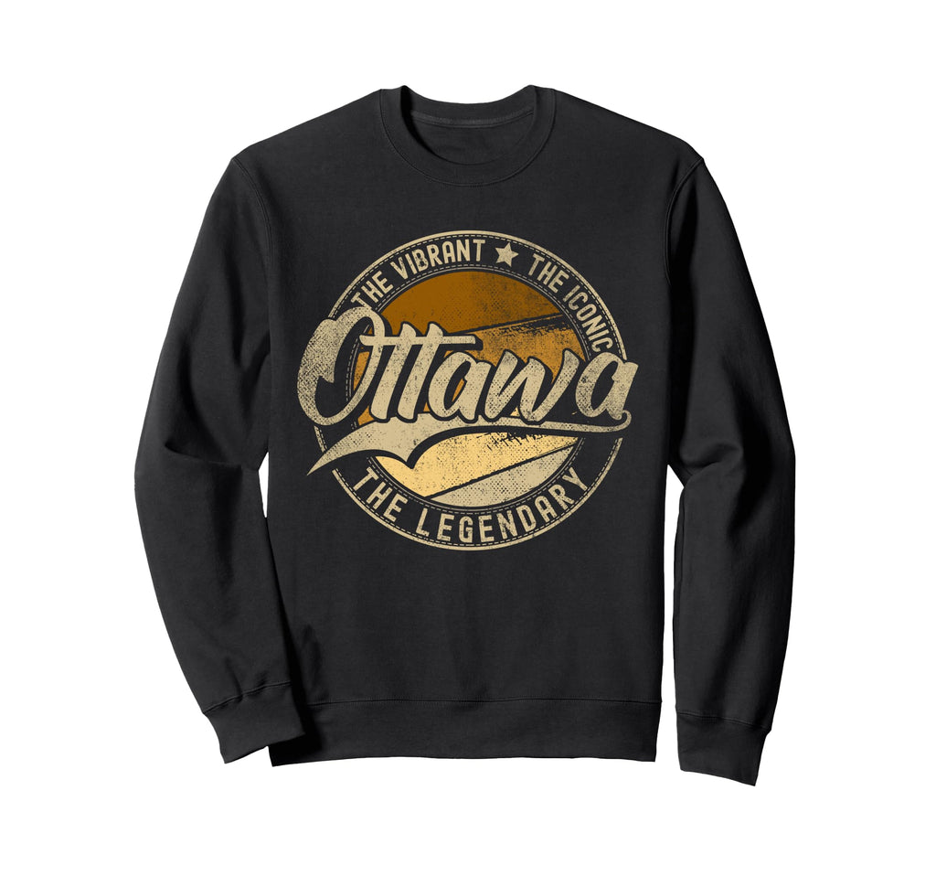 Ottawa Il Illinois Distressed Sweatshirt - Casual Everyday Wear Men Women - T-Shirt, Sweatshirt, Hoodie