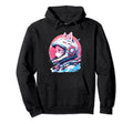 80S 90S Aesthetic Vaporwave Space Cat Hoodie - Trendy Graphic Unisex - T-Shirt, Sweatshirt, Hoodie