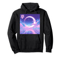 Dream Crescent Moon Dreamy Night Sky Hoodie - Streetwear Style Men Women - T-Shirt, Sweatshirt, Hoodie