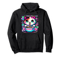 Vaporwave Japanese Glitch Art Anime Hoodie - Streetwear Style Unisex - T-Shirt, Sweatshirt, Hoodie