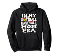 My Baseball Softball Mom Era Groovy Hoodie - Custom Art Print for Adults - T-Shirt, Sweatshirt, Hoodie