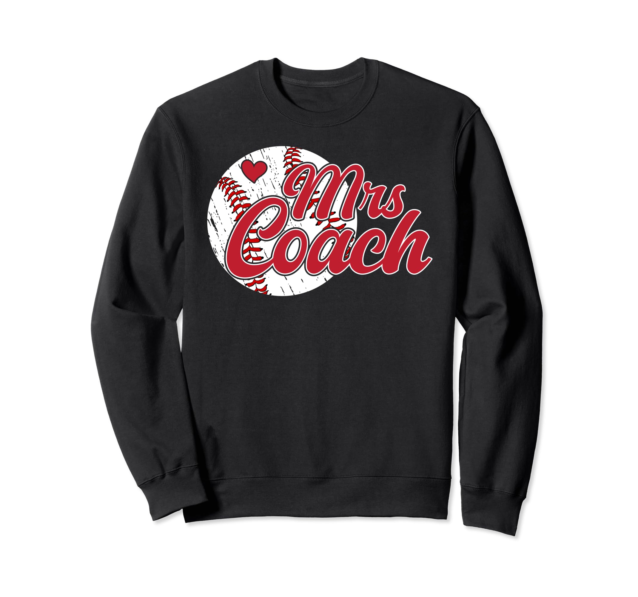 Mrs Coach Baseball Coachs Wife Baseball Sweatshirt - Unique Graphic Unisex - T-Shirt, Sweatshirt, Hoodie