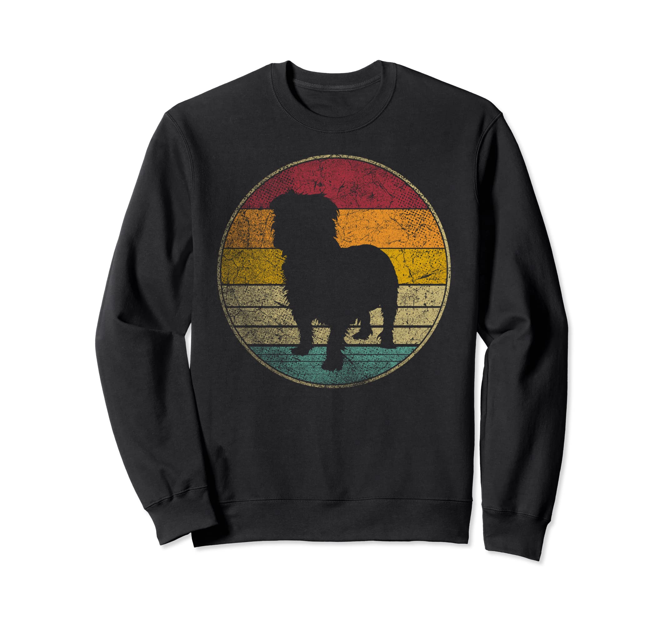 Yorkshire Terrier Dog Distressed Sweatshirt - Aesthetic Graphic for Adults - T-Shirt, Sweatshirt, Hoodie