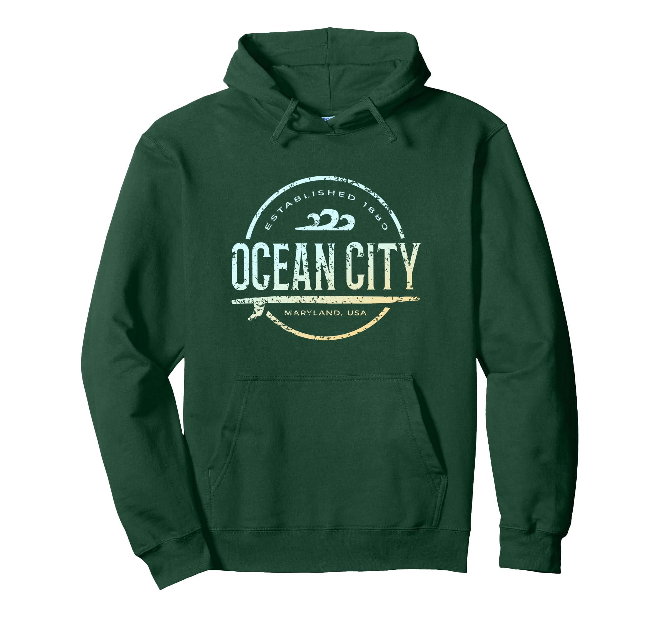 Ocean City Ocean City Maryland Hoodie - Casual Everyday Wear for Adults - T-Shirt, Sweatshirt, Hoodie