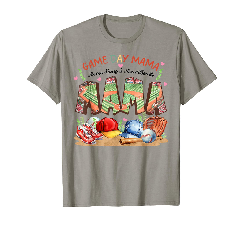 Game Day Mama Home Runs And T-Shirt - Fun Novelty Design for Adults - T-Shirt, Sweatshirt, Hoodie