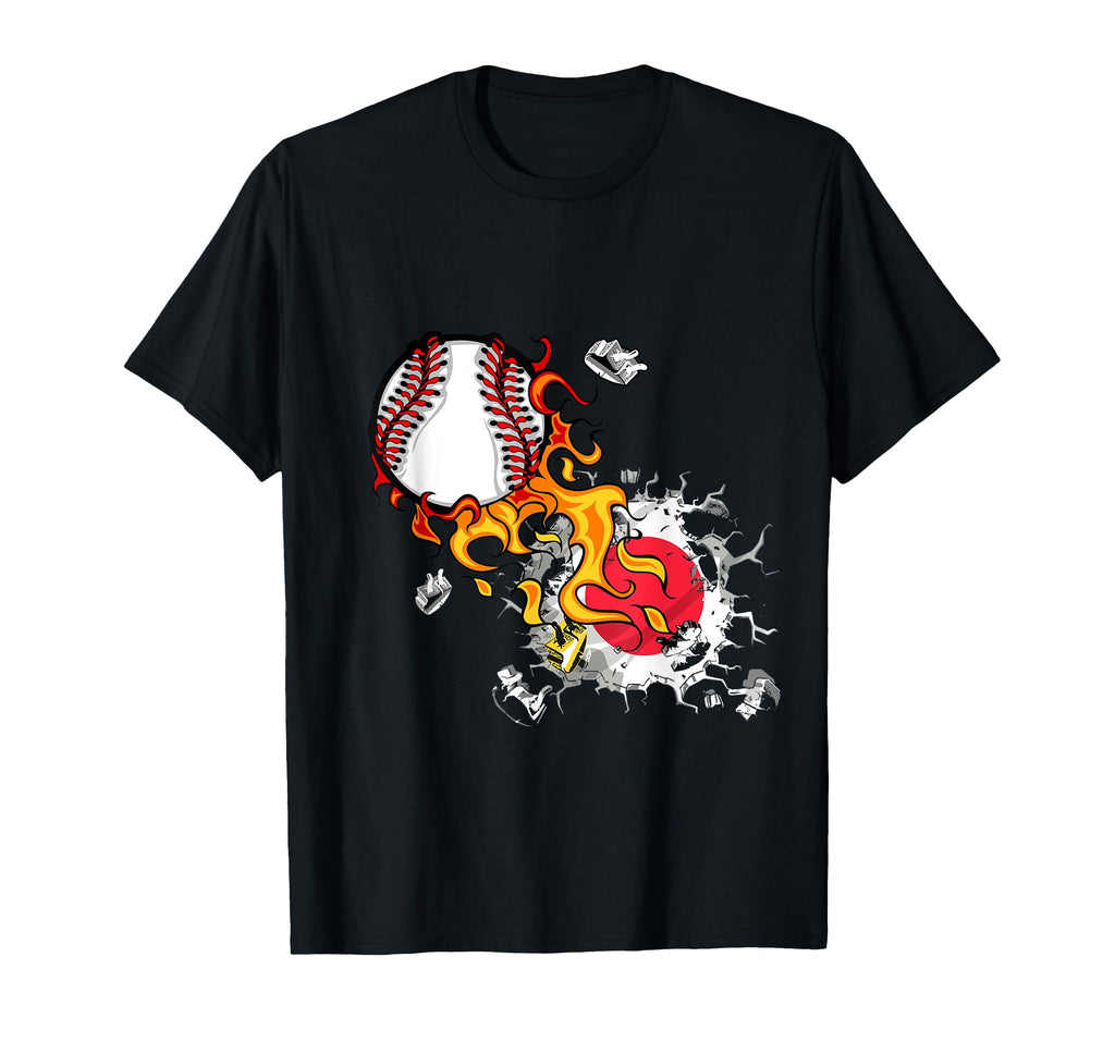 Japanese Flag Baseball Japan Baseball T-Shirt - Aesthetic Graphic Unisex - T-Shirt, Sweatshirt, Hoodie