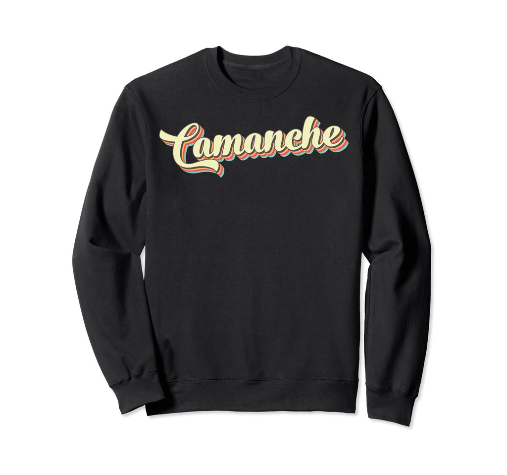 Camanche Art Baseball Font Sweatshirt - Casual Everyday Wear Unisex - T-Shirt, Sweatshirt, Hoodie