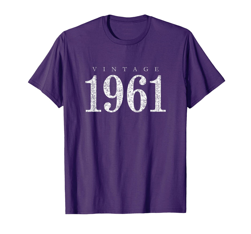 1961 Antique White 65 Birthday Gift T-Shirt - Trendy Graphic for Adults - T-Shirt, Sweatshirt, Hoodie