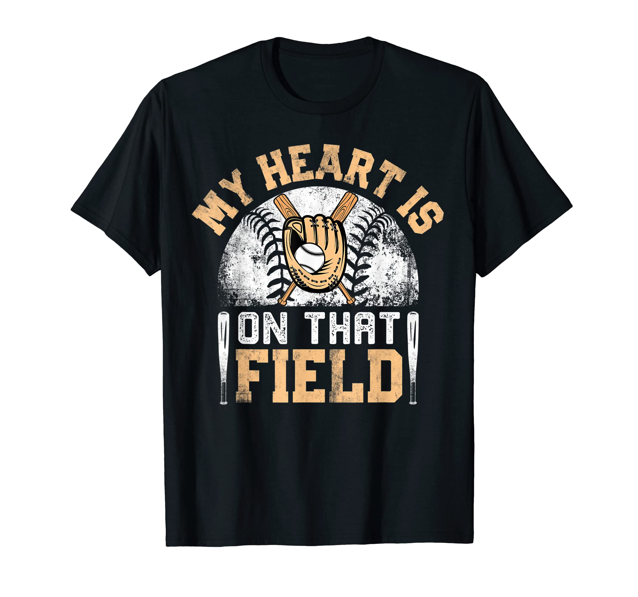 My Heart Is That Field Baseball Mom T-Shirt - Aesthetic Graphic Unisex - T-Shirt, Sweatshirt, Hoodie