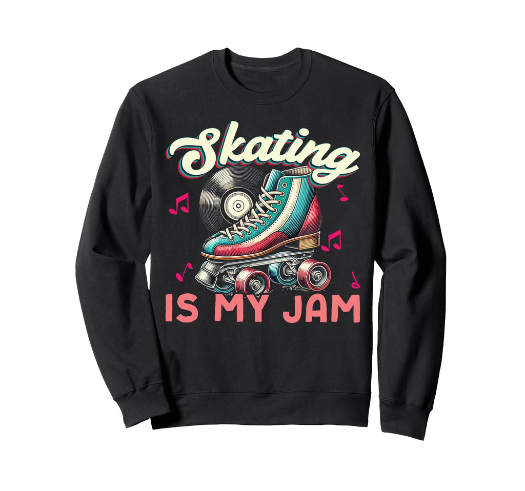 Roller Skating Skate 1970S Sweatshirt - Casual Everyday Wear Unisex - T-Shirt, Sweatshirt, Hoodie