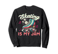 Roller Skating Skate 1970S Sweatshirt - Casual Everyday Wear Unisex - T-Shirt, Sweatshirt, Hoodie