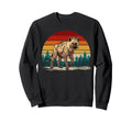 Hyena Lover Distressed Hyena Sweatshirt - Graphic Print Unisex - T-Shirt, Sweatshirt, Hoodie