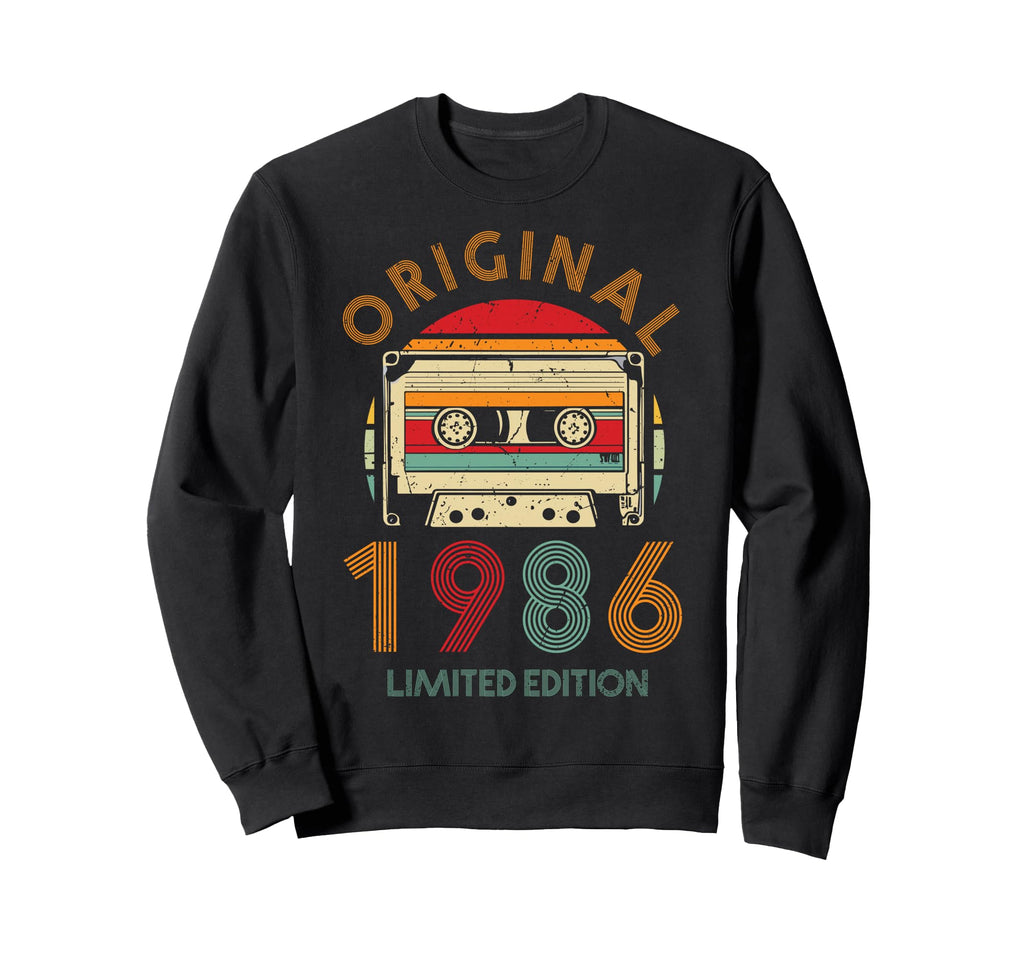 1986 Cassette Tape 40Th Sweatshirt - Casual Everyday Wear Men Women - T-Shirt, Sweatshirt, Hoodie