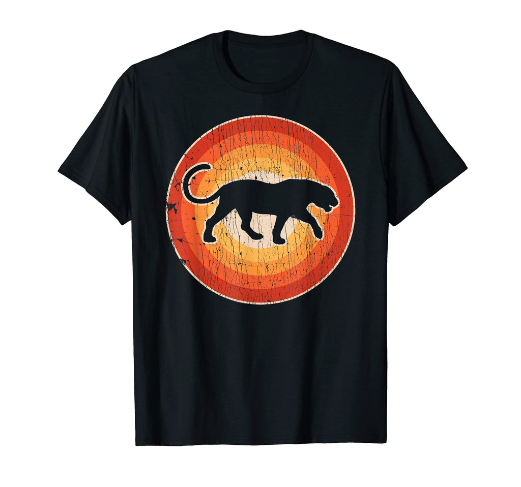 Panther 60S 70S Sunset Mammal Animal T-Shirt - Custom Art Print Men Women - T-Shirt, Sweatshirt, Hoodie
