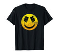 Distressed Smiling Headphones Happy Face T-Shirt - Novelty Apparel Unisex - T-Shirt, Sweatshirt, Hoodie