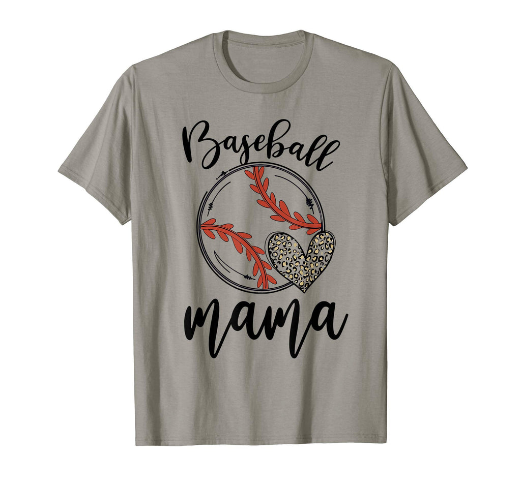 Baseball Mama Leopard Funny Baseball T-Shirt - Unique Graphic for Adults - T-Shirt, Sweatshirt, Hoodie